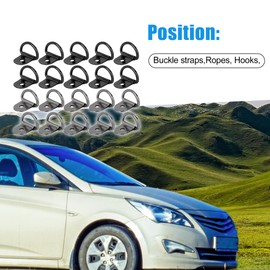 A ABSOPRO D Shape Tie Down Anchors Lashing Rings Universal (Set of 20)