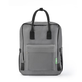 ECO CHIC Waterproof Recycled Canvas Twin Handle Backpack (Carbon)