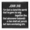 John 3:16 Scripture Patch, Christian Patches