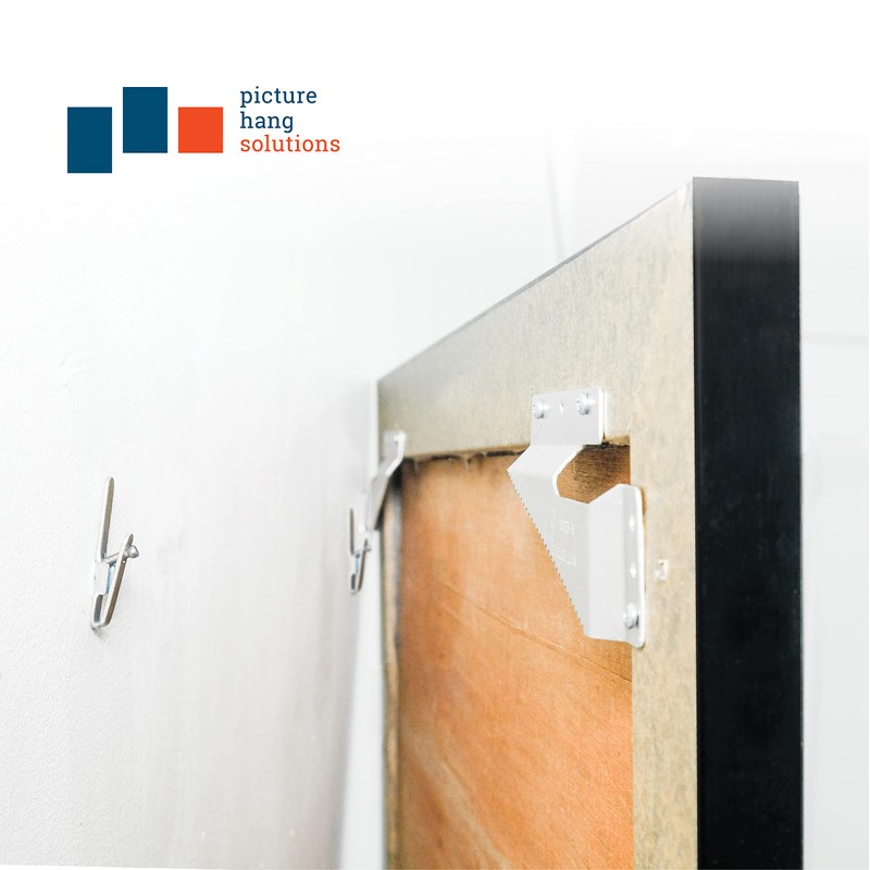 Wall Buddies Large Hanger for Wood Picture Frames - Supports