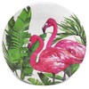 Bamboo Table Flamingo Tropics Dinner Plate, Set of 4