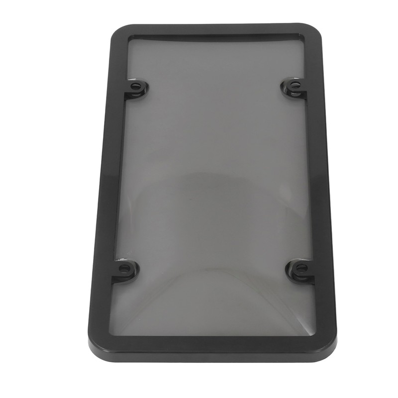 License Plate Frame Cover Set Standard Fit Smoky UV Resistant