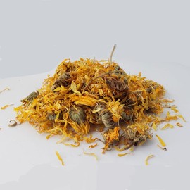 Calendula Flor Deshidratada 250g Mercadela o Maravilla para té infusiones y cosmética artesanal - Tierra de Colores