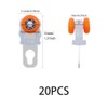 XINGSUI Pack of 20 Curtain Track Roller, Bearing Wheel with