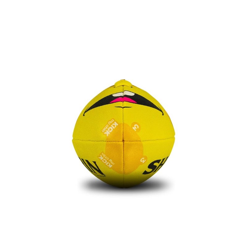 Sherrin Face Footys All Surface Football, Yellow, Size 2
