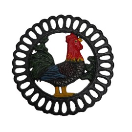 STOBAZA 1pc Decorative Chicken Heat Insulation Pad Multifunctional Pot Holder Cup Placemat Thicken Cookware Mat for Kitchen Dining Table Chinese Style Home Decor