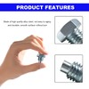 NYTKL 2 PCS Car Floor Jack Handle Bolts, Horizontal Floor