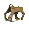 Tactical Dog Harness - No-Pull Adjustable Outdoor Training Vest -