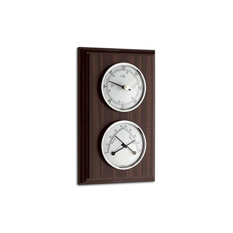 Modern Weather Station Walnut White 1, D, FE-TFA