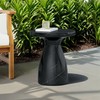 Christopher Knight Home Jayme Outdoor Side Table, Round Top Patio