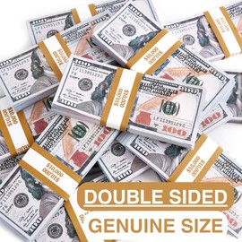 $100 FAKE MONEY, PROP MONEY DOLLARS | UK COMPANY | 100 FULL PRINT | $10,000 Stack | For Movies, Advertising, Play, Party, Supreme, Gun, Fancy Dress, Casino Games