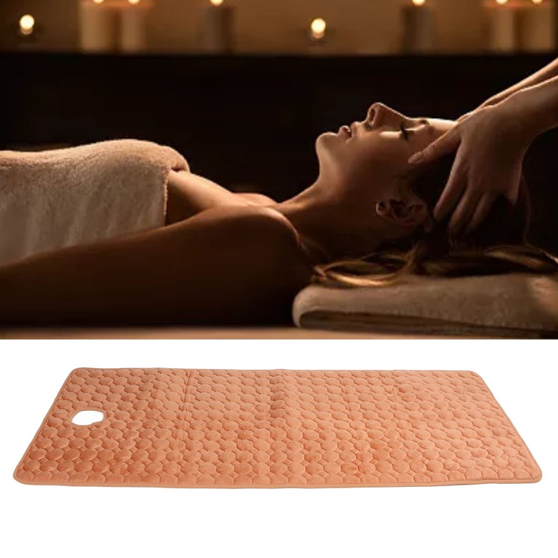 Massage Table Sheet Foldable Soft Round Face Breath Hole Massage