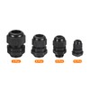 sourcing map 33 Pcs Cable Gland Kit 1/4" 3/8" 1/2"