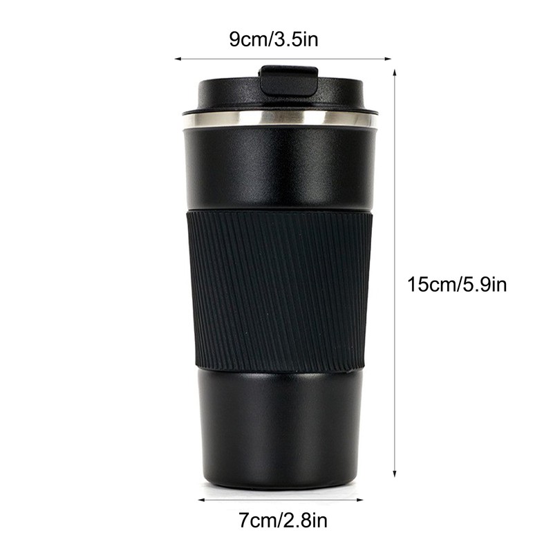 Vacuum Insulation Cup 304 Stainless Steel Simple Portable Temperature Display
