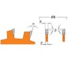 CMT 240.008.04 Biscuit Joiner Blade, 4-Inch Diameter x 8 Teeth,