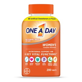 ONE A DAY Womens Complete Daily Multivitamin with Vitamin A B C D and E Calc...