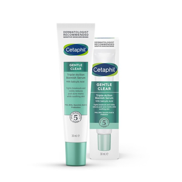 Cetaphil Gentle Clear Triple-Action Blemish Serum 30ml, with 0.5% Salicylic