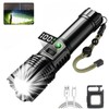 Flashlights LED High Lumens Rechargeable, Heavy Duty Powerful Flashlight, Super
