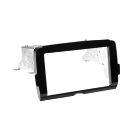 Scosche HD14UDDBN Double DIN Radio Install Dash Kit Compatible with Select 2014-23 Harley Davidson Motorcycles with Bat Wing Fairing - Complete Stereo Installation Interface Kit with Handlebar Control