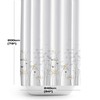 Extra Long And Wide Fabric Shower Curtain, 240cm Wide by