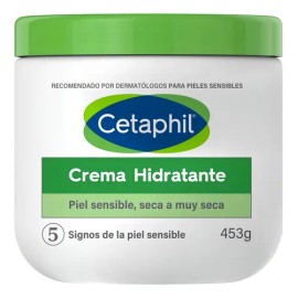 Cetaphil Crema Hidratante Corporal | Hidratación Profunda para Piel Seca y Sensible | Pote 453g