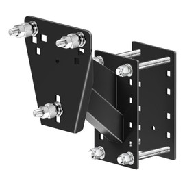 Qualward Spare Tire Mount Bracket for Trailer & Carrier - 160lbs Capacity, Fits 5 & 6 & 8 Lugs Wheels on 4.5",4.75",5.0",5.32",5.5",6.5",6.7",7.1" Bolt Patterns, Triple Anti-Loose Design