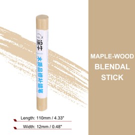 HARFINGTON Wood Filler Sticks Wood Furniture Scratch Repair Filler Sticks Furniture Touch Up Markers with Yellow Scraper for Wood Holes Wood Floor Table Door Cabinet, Maple-Wood