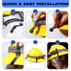 Dekeliy 12 Pack Hard Hat Light Clips,Hard Hat Clips for