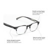 eyebobs Old Sport Premium Unisex Reading Glasses, Black Grey Fade