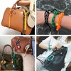FREELYVE Cute Rope Keychain for Women Initial Letter Bag Charm