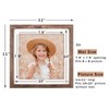 ORIVAN 10x10 Picture Frame Wood Display Picture 8x8 with Mat
