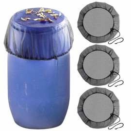 Rain Butt Cover 80 cm, Pack of 4 Rain Butt Net, Fly Screen, Rain Butt Cover, Rain Butt Net for Rain Butt, Against Mosquito Larvae in Rain Butt