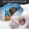 Pack of 2 Mulberry Silk Sleeping Mask, Leopard Silk Sleep