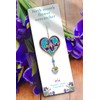 Birthmonth Flower Sun-Catcher Mobile - Stained Glass Effect - Sparkling