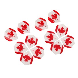 12pcs National Flags Dart Flights Flag of Canada Pattern Flight Professional Darts Sport Accessory for Practise