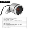 Universal 2 in 1 Waterproof LED Digital Voltmeter Tachometer Gauge