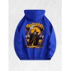 Wizard Graphic Hoodie 100% Cotton US Warehouse 7 ColorsColor: Light