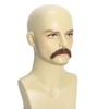 Realistic Mustache Human Hair, Handmade Fake Beards with Invisible Soft