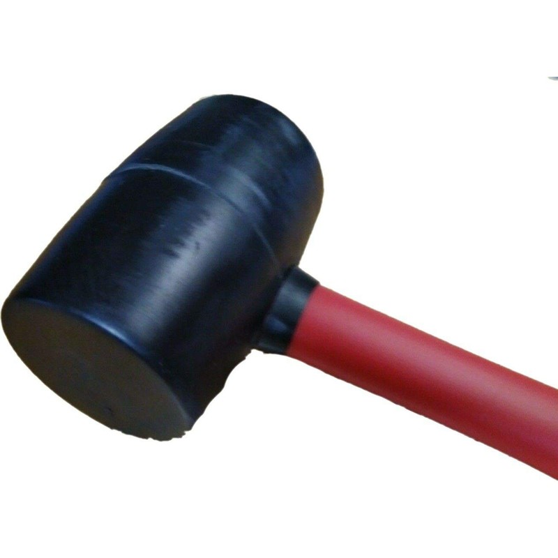 16oz High Quality Rubber Mallet with 70% Fibre Handle Toolzone