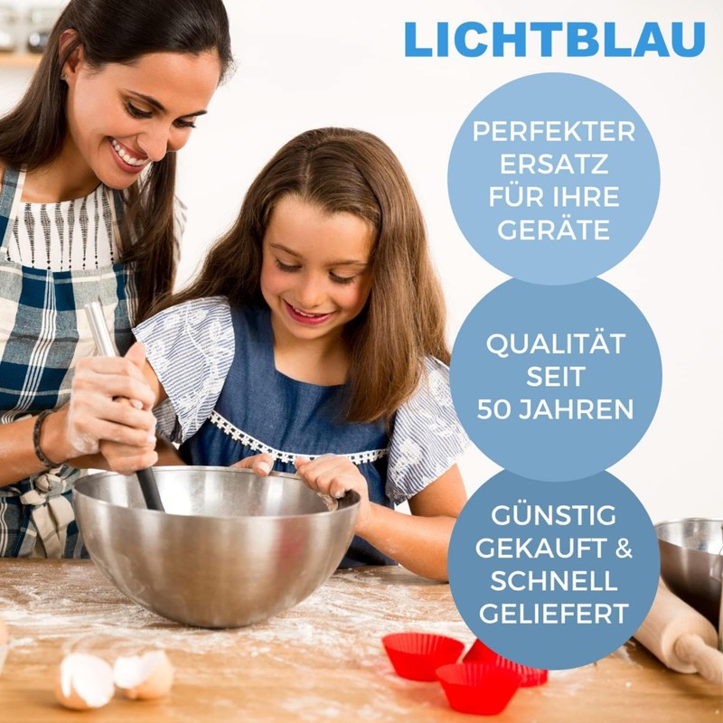 Lichtblau Spatula 2640 Suitable for Thermomix TM6 I Dough Scraper