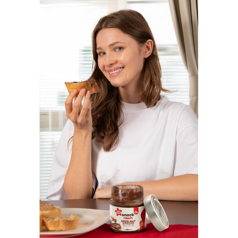 SNACK NOSH Hazelnut Spreads - 40% Hazelnut with Cocoa for