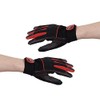 For World Synthetic Leather Gloves MP Fiber Red LL