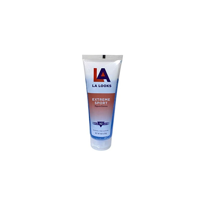L.A. LOOKS SPORT EXTREME HOLD GEL (8 Oz (3 Pack))