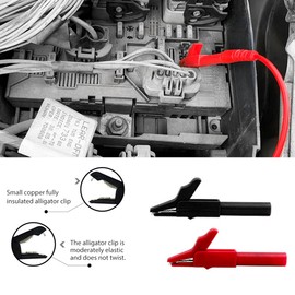 22Pcs Back Probe Kit 4mm Banana Plug Alligator Clip Kit with 3 Angles Back Probe Pins Automotive Test Leads Set Wire Piercing Probes for Car Repairing Diagnostic Circuit Testing