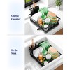 Kitsure Dish Drying Rack - Compact Dish Rack with Utensil