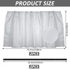 2 Pack Fabric Sink Skirt Diamond Bathroom Stitch Under Sink
