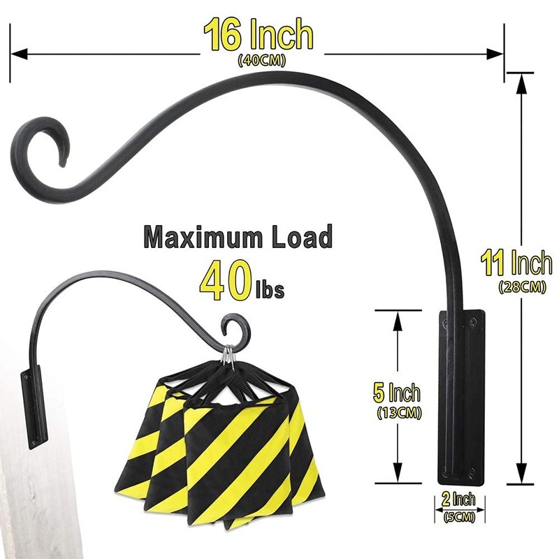 Qiang Ni Heavy-Duty Plant Hanger Outdoor: Hanging Plant Hook for