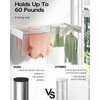 Wall Mounted Clothes Drying Rack 40 inches, Foldable Wall Mount
