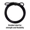 Master Lock 72DPF Steel Cable with Looped Ends, 15 ft.