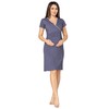 Purpless Maternity 2in1 Pregnancy and Nursing Nightdress for Pregnant and